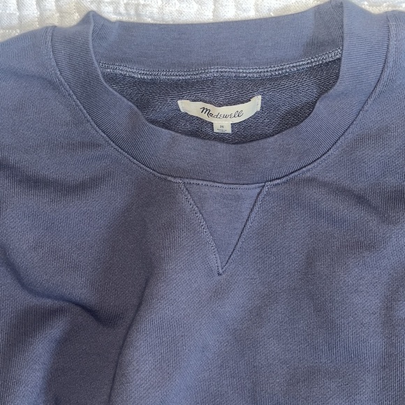 NWOT Madewell sweatshirt muscle tee - Picture 2 of 3